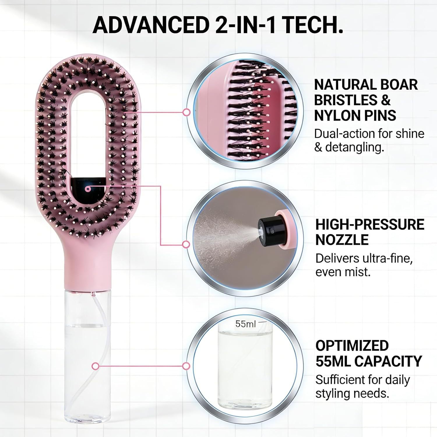 SilkMist™ Hair Brush